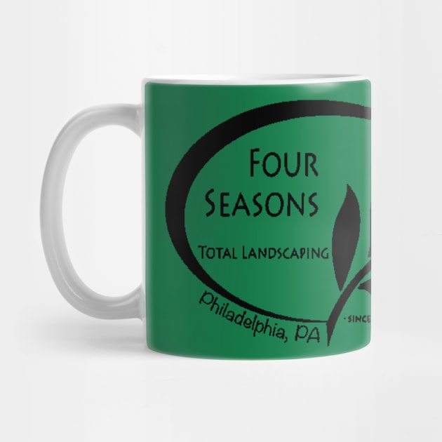 Four Seasons Total Landscaping Black Logo by GrellenDraws